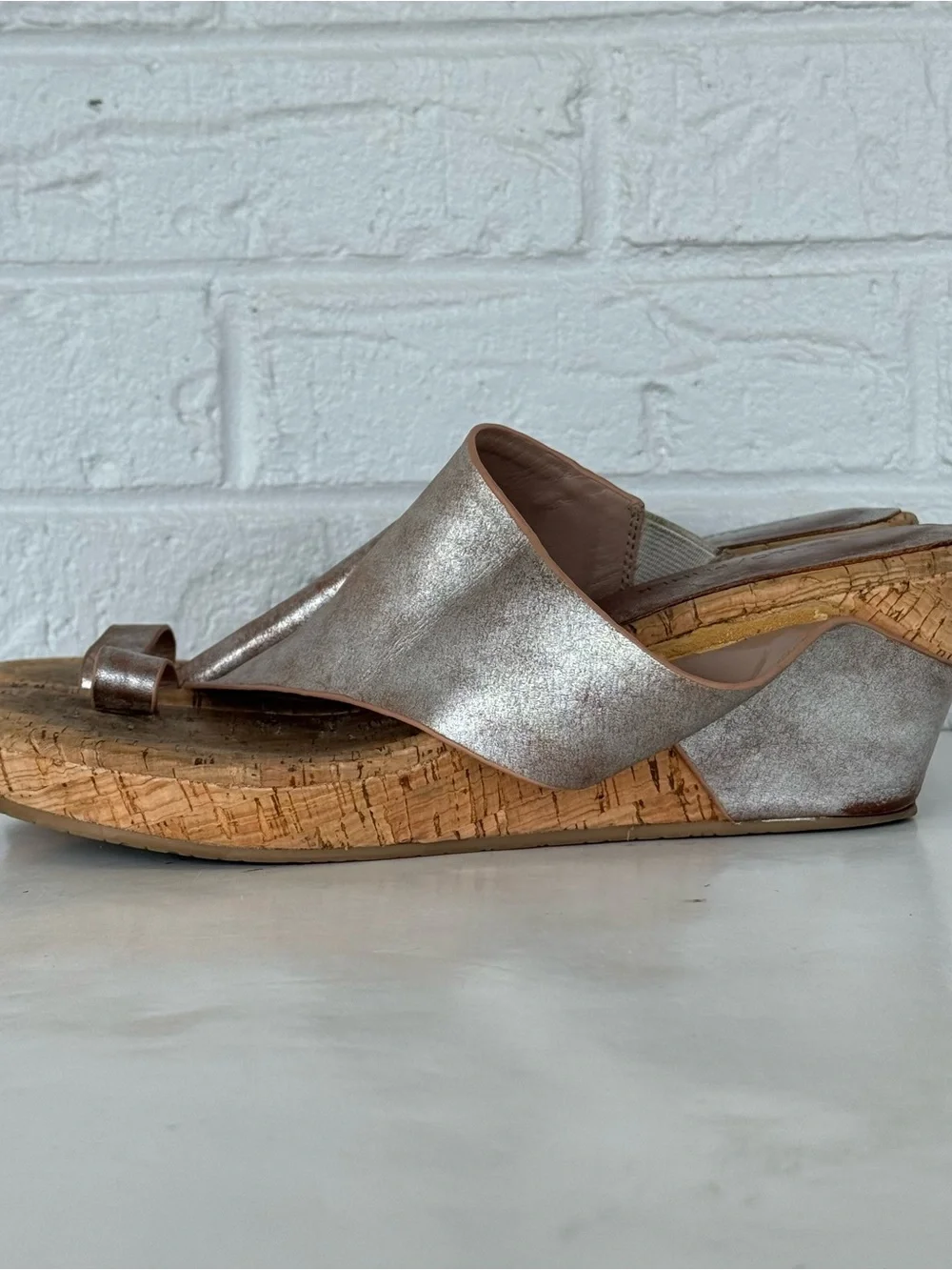 Metallic Donald Pliner Gyer Wedge Sandals Bundle Women's 8.5